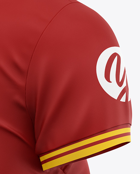 Women s Short Sleeve Polo Shirt Mockup PSD #1