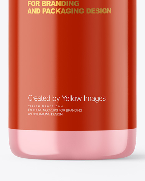 Clear Liquid Soap Bottle Mockup PSD #1