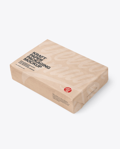 Kraft Paper Packaging Mockup PSD #2