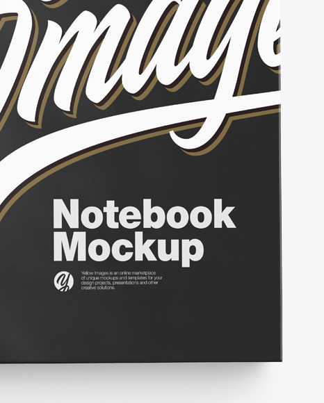 Matte Notebook Mockup PSD #6