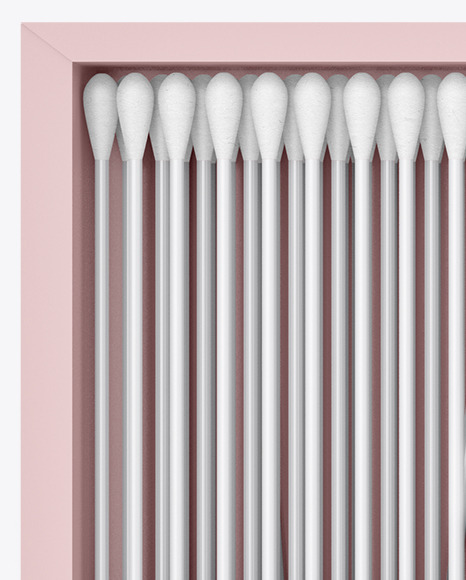 Cotton Buds Box Mockup PSD #2