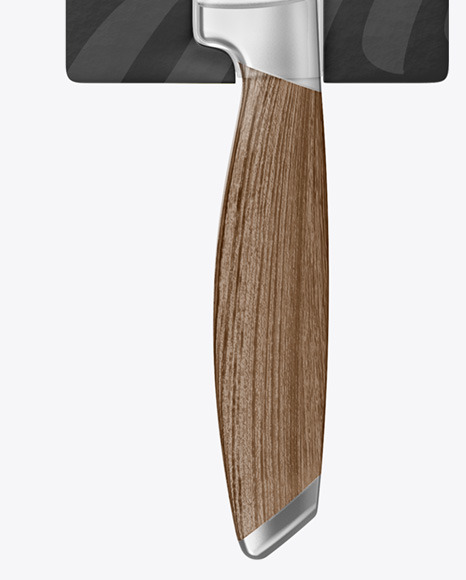 Kitchen Knife with Blister Pack Mockup PSD #1