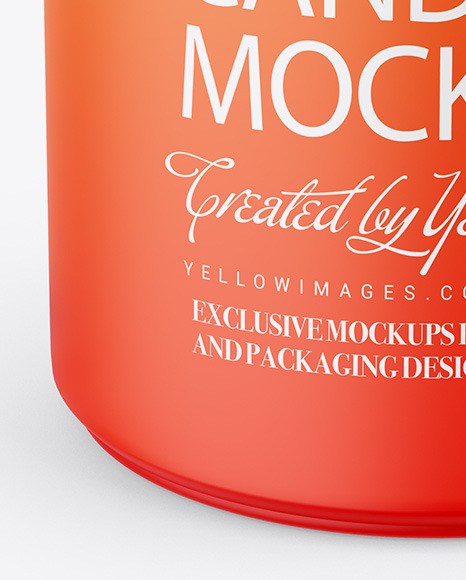Matte Candle Mockup PSD #7