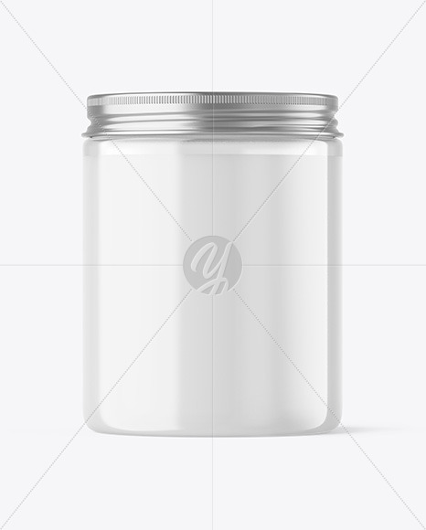 Download Clear Cosmetic Jar Mockup Free Mockups