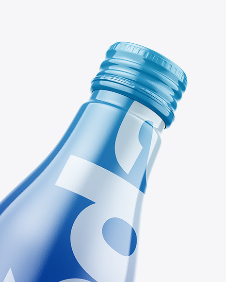 Fly Glossy Drink Bottle Mockup PSD #5