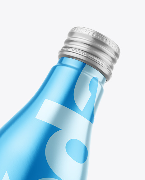 Fly Metallic Drink Bottle Mockup PSD #2