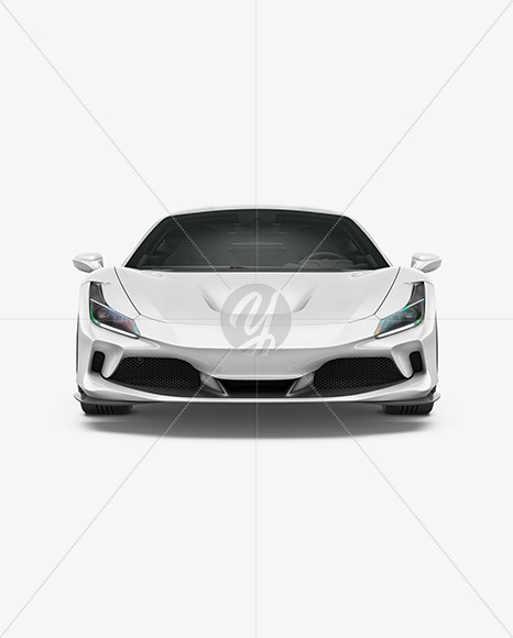 Download Sport Car Mockup - Front View Free Mockups
