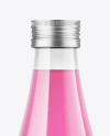 750ml Glass Colored Drink Bottle Mockup
