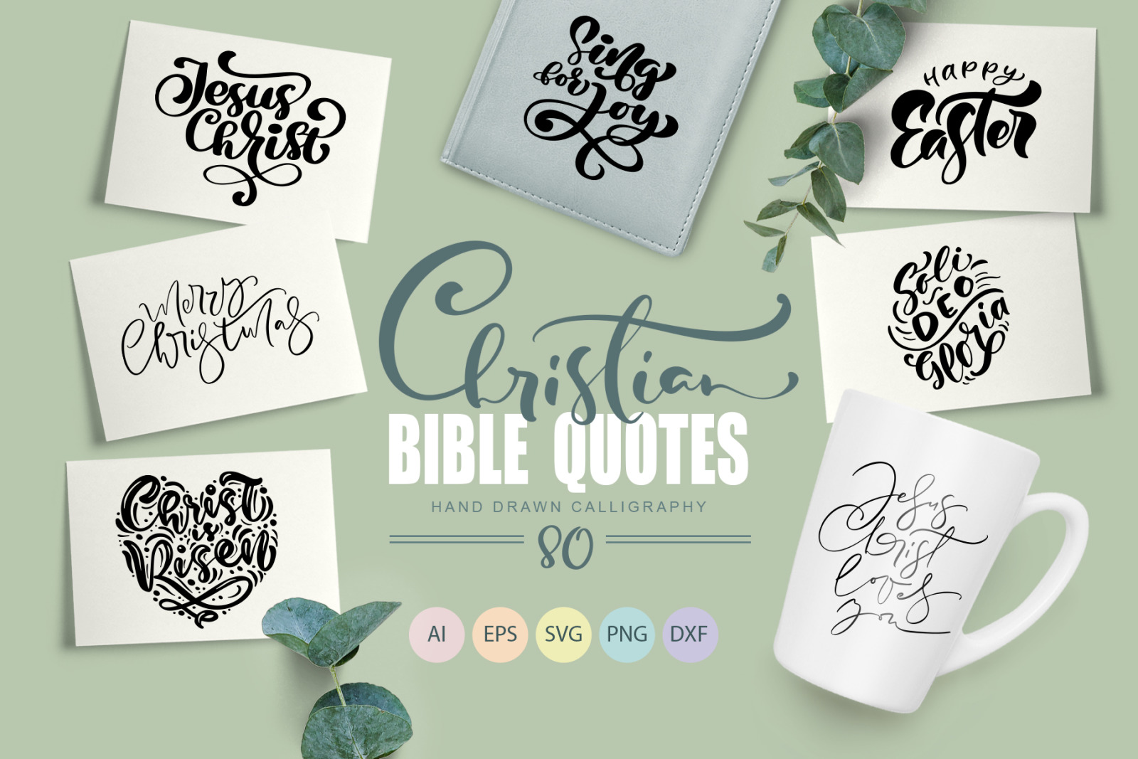 Download Christian Bible Quotes In Lettering On Yellow Images Creative Store