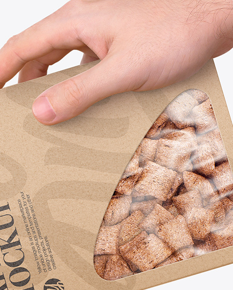 Paper Box With Pads Mockup PSD #1