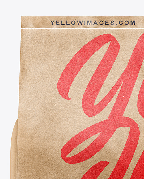 Kraft Paper Flour Bag Mockup PSD #3