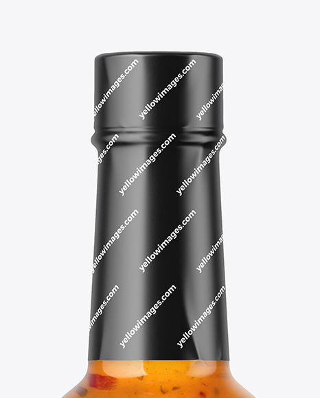 Bottle with Hot Sauce Mockup PSD #1