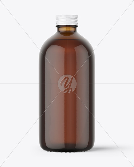 Download Amber Glass Bottle With Olive Oil Mockup Free Mockups