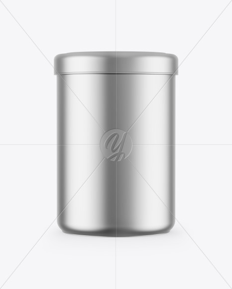 Metallic Jar Mockup PSD #1