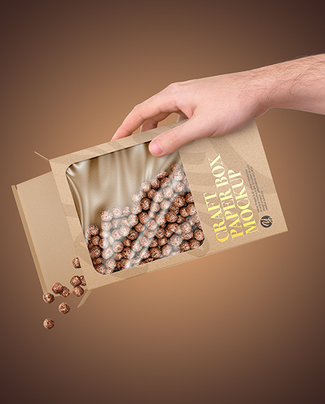 Download Paper Box With Chocolate Balls Mockup In Box Mockups On Yellow Images Object Mockups