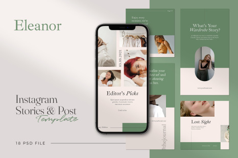 Eleanor - Instagram Stories &amp; Post Template