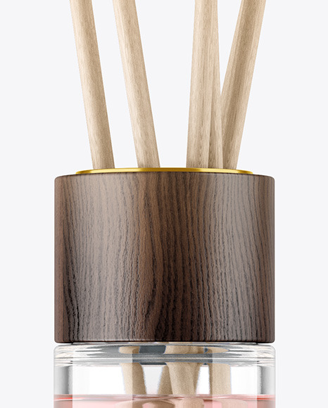 Diffuser Glass Bottle Mockup PSD #2