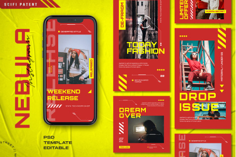 Nebula  Instagram Stories &amp; Post Template