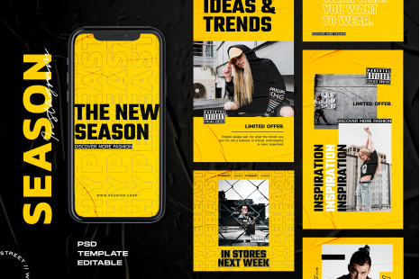 Season Instagram Stories &amp; Post Template