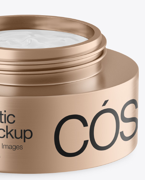 Download Opened Metallic Cosmetic Jar Mockup In Jar Mockups On Yellow Images Object Mockups