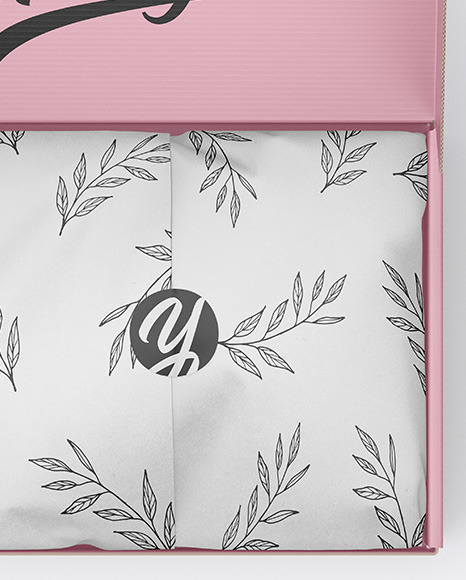 Opened Box Mockup PSD #1