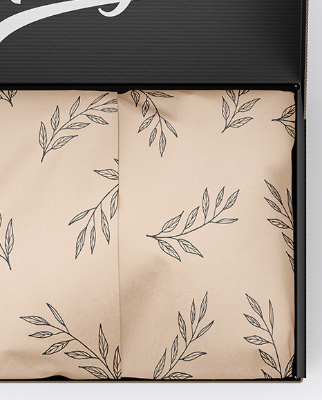 Opened Box Mockup PSD #6