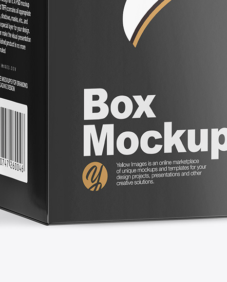 Download Matte Bottle With Box Mockup In Bottle Mockups On Yellow Images Object Mockups