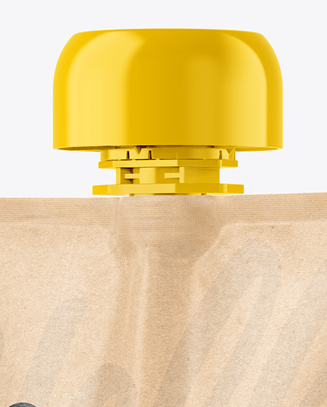 Kraft Paper Doy Pack Mockup PSD #1