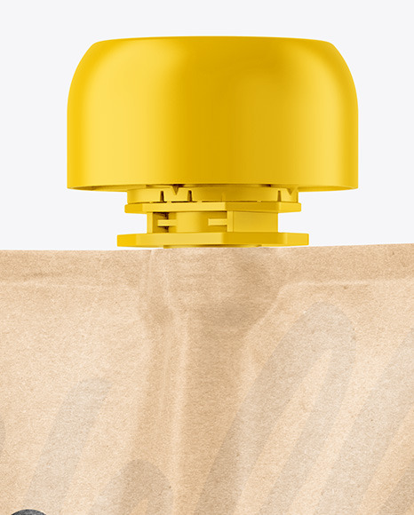 Kraft Paper Doy Pack Mockup PSD #6