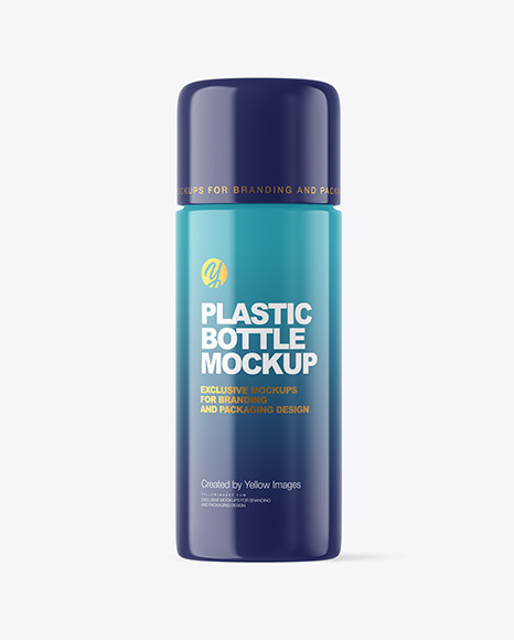 Glossy Cosmetic Bottle Mockup PSD #2