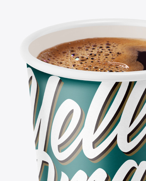 Paper Coffee Cup Mockup PSD #3