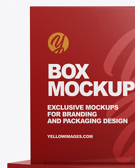 Two Glossy Boxes Mockup PSD #2