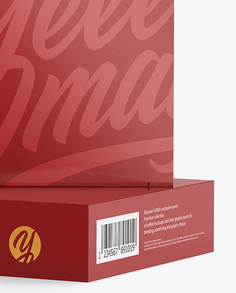 Two Glossy Boxes Mockup PSD #1