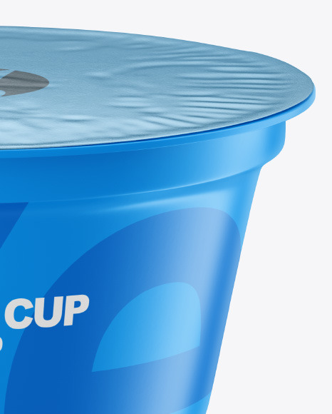 Plastic Matte Cup Mockup PSD #2