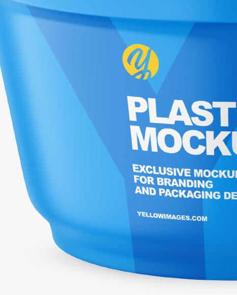 Plastic Matte Cup Mockup PSD #1