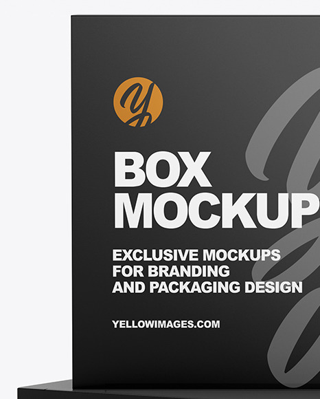 Download Two Matte Boxes Mockup In Box Mockups On Yellow Images Object Mockups