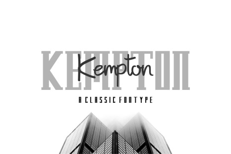 Kempton Trio Font