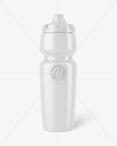 Glossy Sport Bottle Mockup In Bottle Mockups On Yellow Images Object Mockups