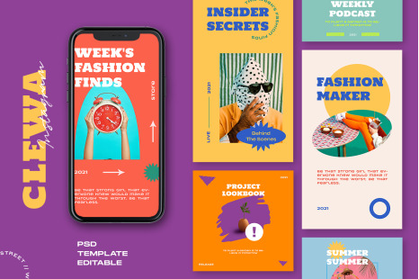 Clewa - Retro Instagram Template