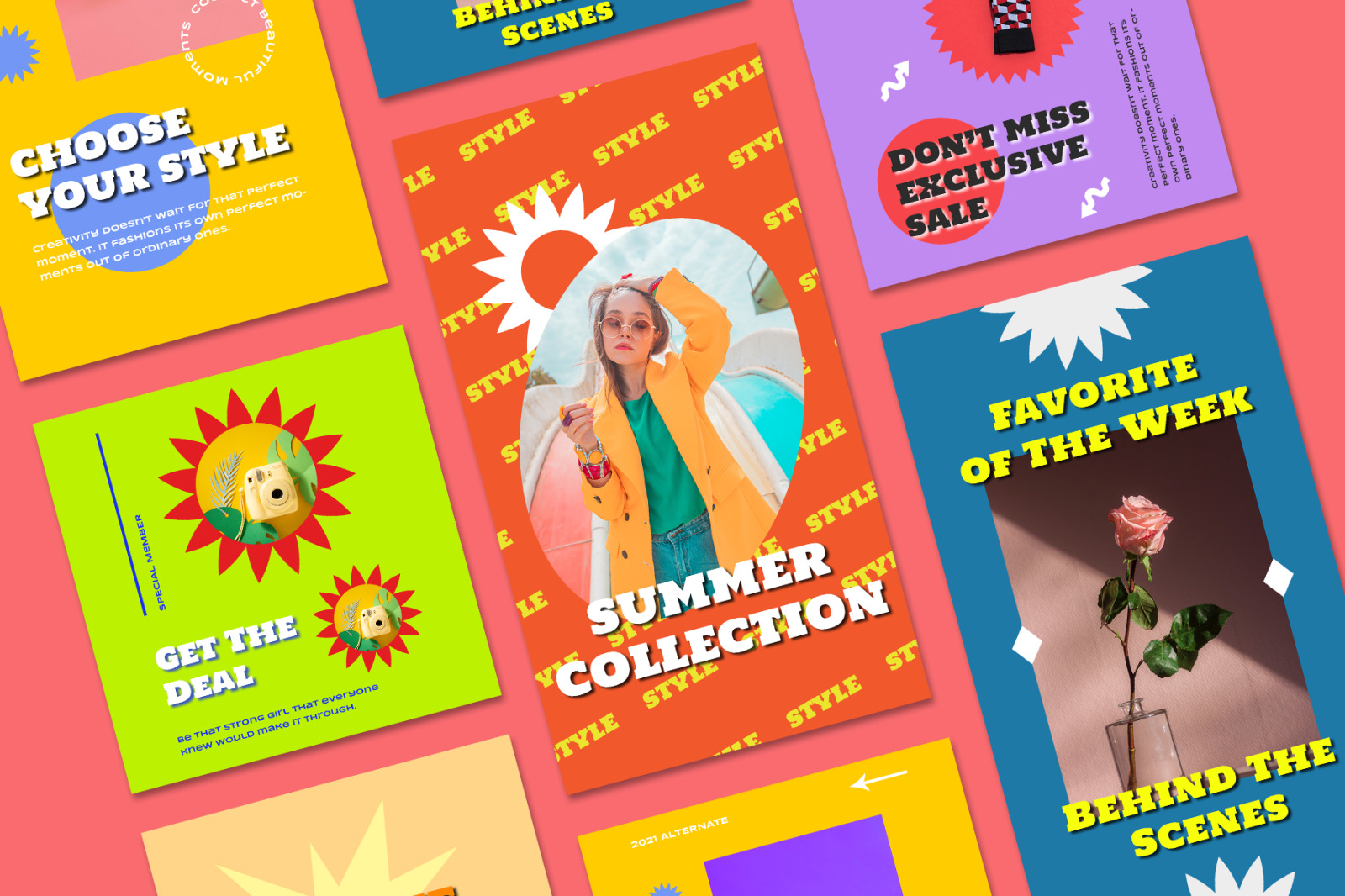Kumnira - Retro Instagram Template
