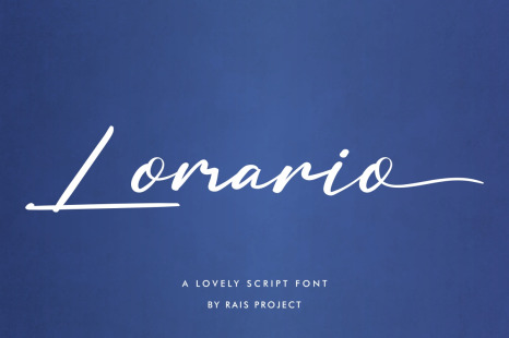Lomario Calligraphy Script Font