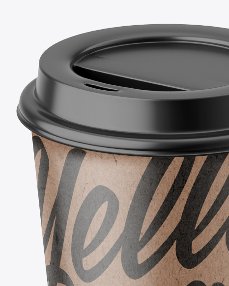 Kraft Coffee Cup Mockup PSD #2