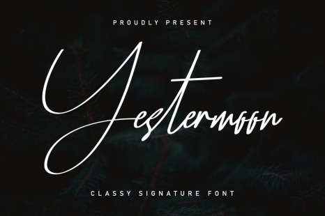 Yestermoon Font