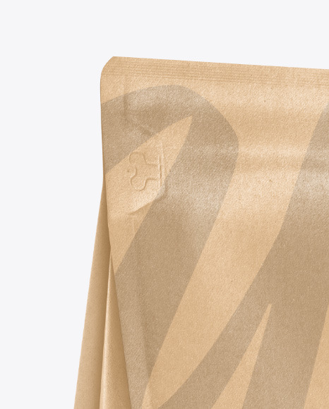 Kraft Food Bag Mockup PSD #2