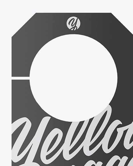 Paper Door Hanger Mockup donotdisturb 1903