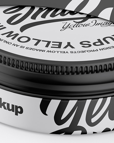 Matte Jar W  Paper Box Mockup PSD #6