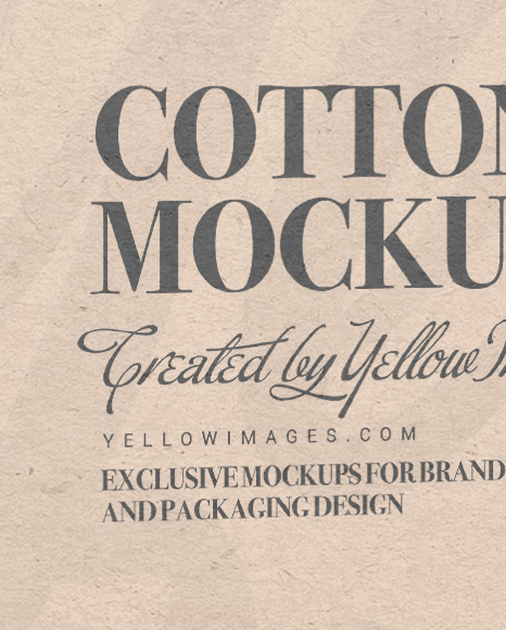 Kraft Box With Cotton Buds Mockup PSD #2