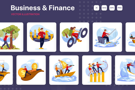 M191_Business &amp; Finance Illustrations