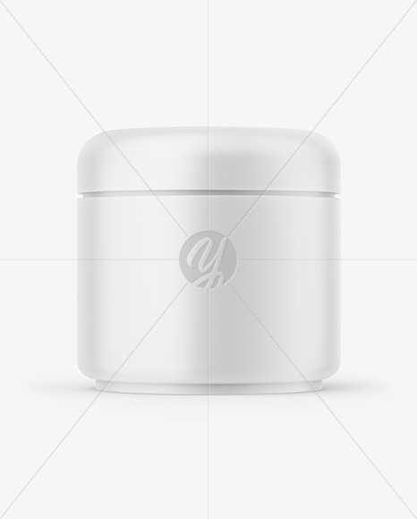 Download Matte Plastic Cream Jar Mockup