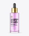Frosted Glass Dropper Bottle Mockup